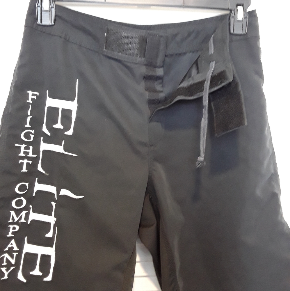 Black White Boxing MMA Board Shorts Sport Men's - Picture 2 of 8